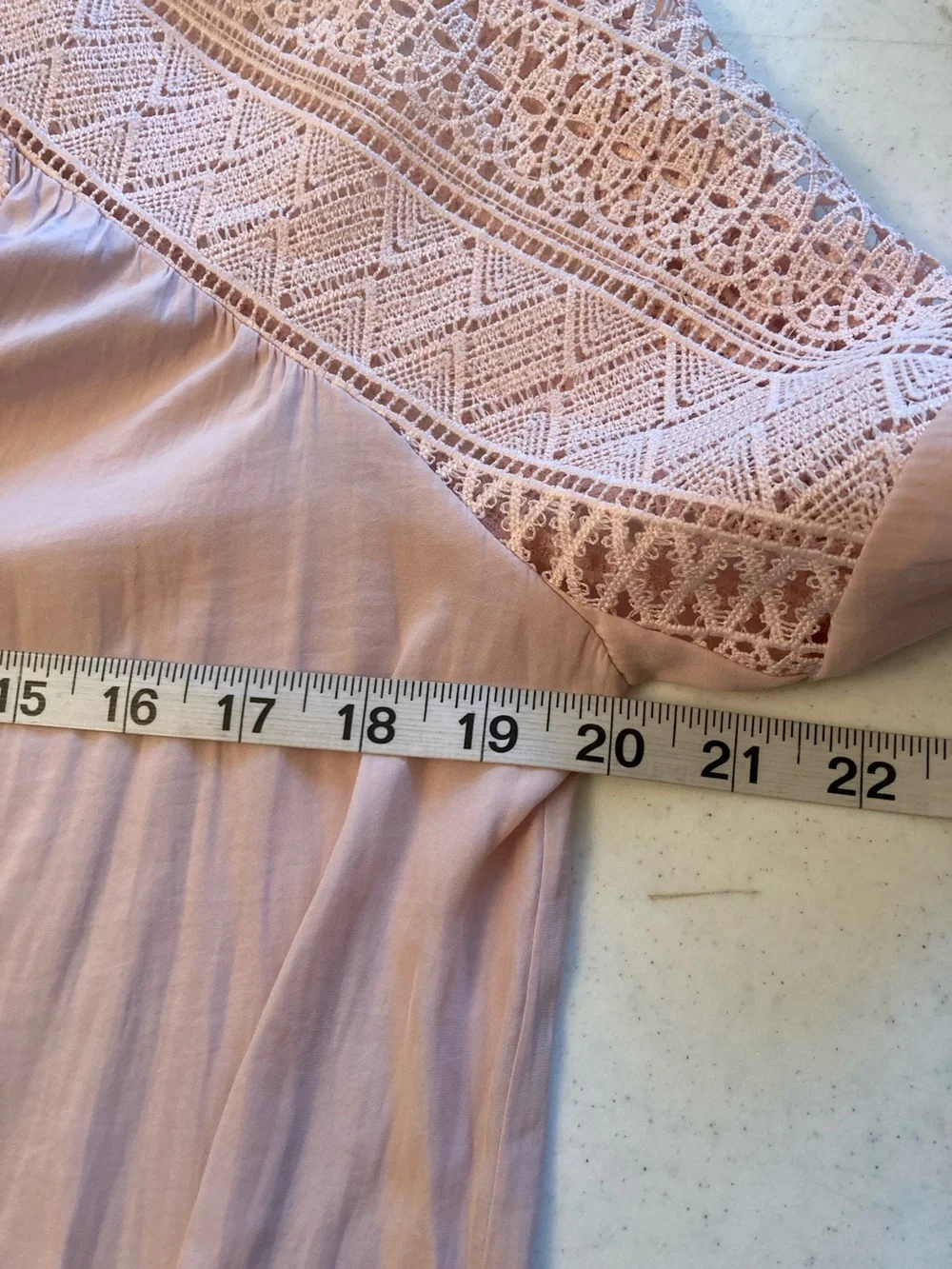 Ramy Brook Blush Crochet-Inset Peasant Tunic - Picture 10 of 11